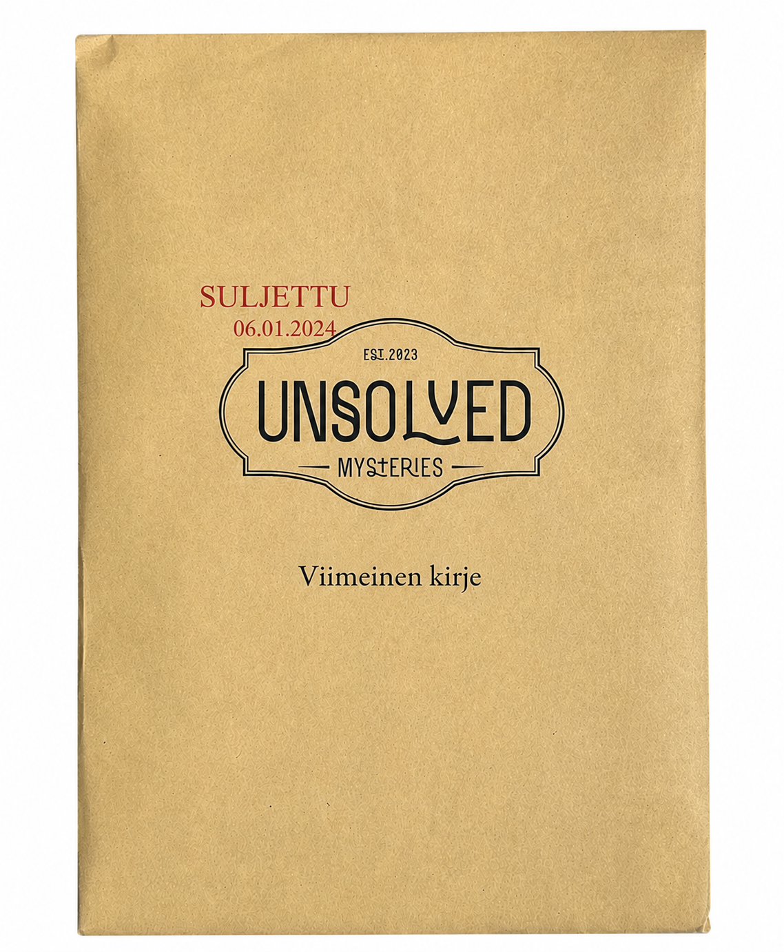Unsolved Mysteries Viimeinen kirje suomenkielinen
