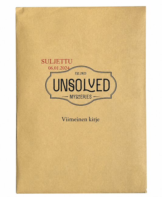Unsolved Mysteries Viimeinen kirje suomenkielinen